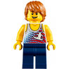 LEGO® Minifigura Strandoló fiú trikóban