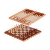 Sakk + Backgammon fa, kicsi
