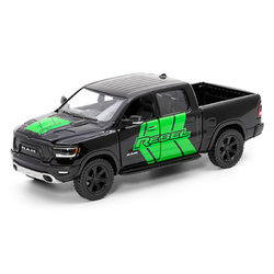 Kinsmart 2019 Dodge RAM 1500 kisautó - fekete
