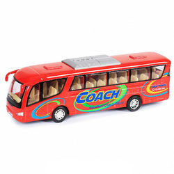 Kinsmart Coach busz - piros