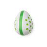 Csörgő tojás zöld-fehér