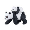 Comansi Little Wild nőstény panda kölykével figura