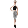 Barbie Looks Fekete-ezüst kollekció - Szőke hajú baba